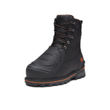 Timberland Pro Boondock Emg 8-Inch Composite-Toe Work Boot Fp Ins Csa 200G Full Grain Black/Orange korn, TB0A66G7 Angled Image 1