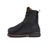 Timberland Pro Boondock Emg 8-Inch Composite-Toe Work Boot Fp Ins Csa 200G Full Grain Black/Orange korn, TB0A66G7 Medial Image