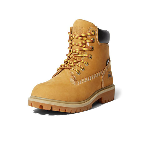 Timberland Pro Direct Attach 6-Inch Waterproof Steel-Toe Work Boot Ins 200G Wheat korn, TB0A2QVU Angled Image 1