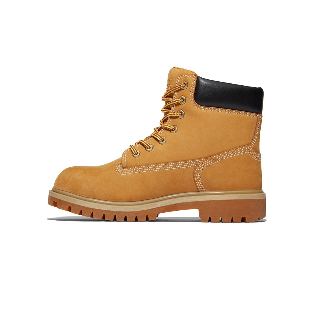 Timberland Pro Direct Attach 6-Inch Waterproof Steel-Toe Work Boot Ins 200G Wheat korn, TB0A2QVU Medial Image