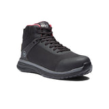 Timberland Pro Drivetrain Nano-Toe Work Boot Sd35 Mid Black/Grey korn, TB1A1Z4P Angled Image 2