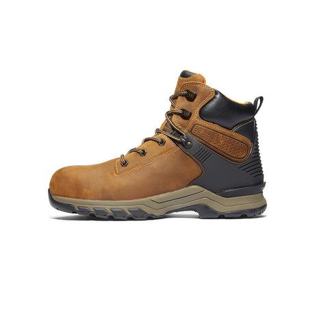 Timberland Pro Hypercharge 6-Inch Waterproof Nano-Toe Work Boot Brown korn, TB1A1RVS Medial Image