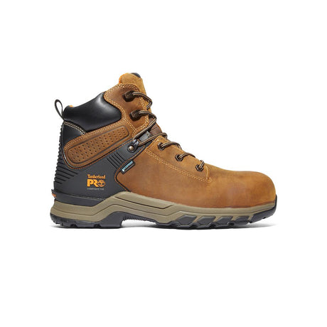 Timberland Pro Hypercharge 6-Inch Waterproof Nano-Toe Work Boot Brown korn, TB1A1RVS Hero Image