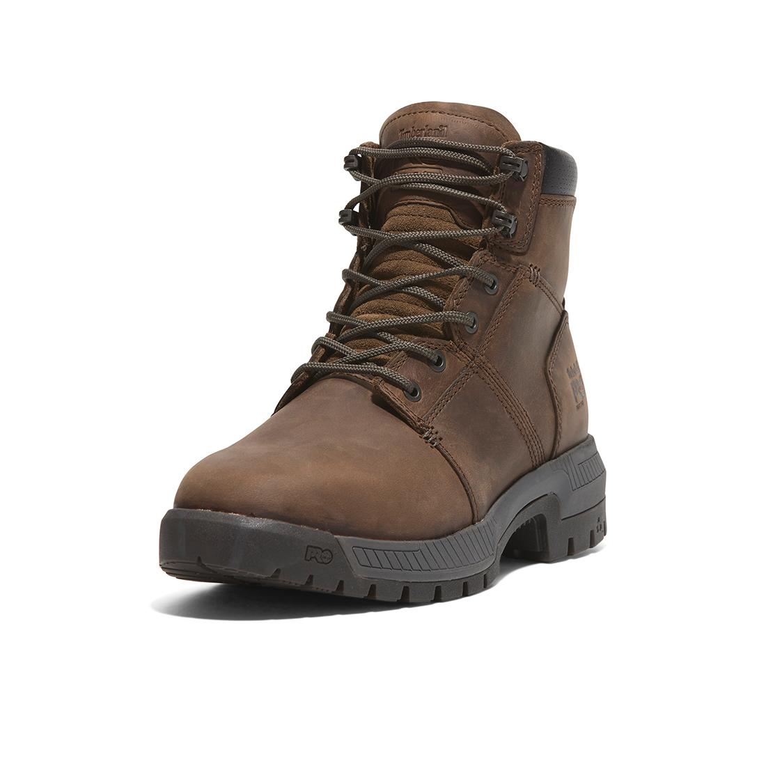 Timberland Pro Montauk 6-Inch Full Grain Boot korn, TB0A66DQ Angled Image 1