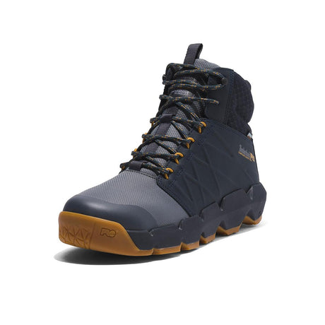 Timberland Pro Morphix 6In Waterproof Composite-Toe Work Boot Grey korn, TB1A5YFU Angled Image 1