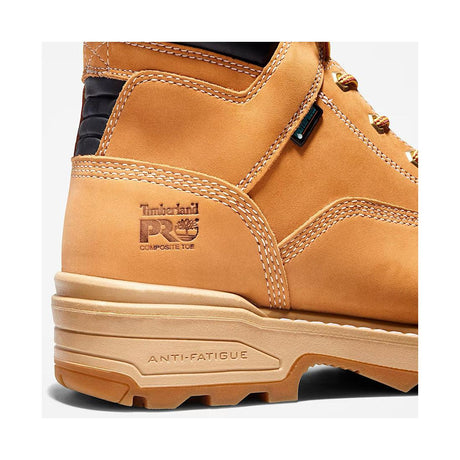 Timberland Pro Resistor 6-Inch Waterproof Composite-Toe Work Boot Ins 200G Wheat korn, TB0A121H Medial Image