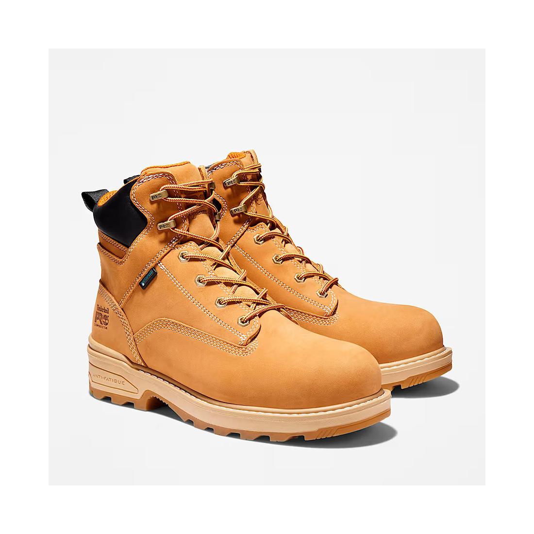 Timberland Pro Resistor 6-Inch Waterproof Composite-Toe Work Boot Ins 200G Wheat korn, TB0A121H Top Image