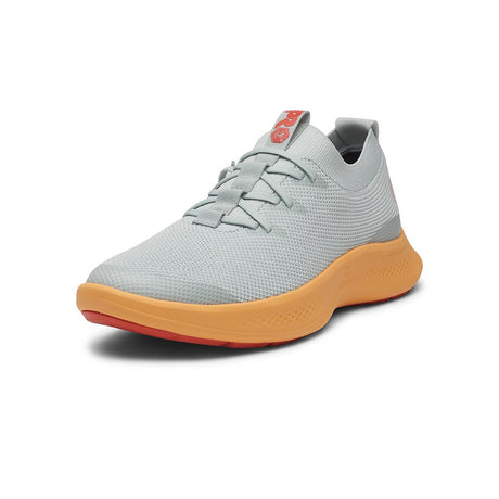 Timberland Pro Solace Slipon Knit Work Shoe Grey/Orange korn, TB0A66RY Angled Image 1