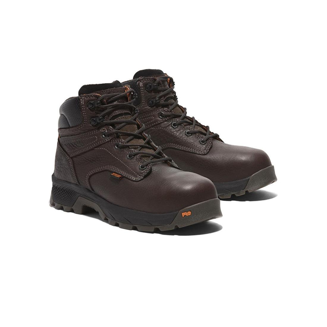 Timberland Pro Titan® Img 6-Inch Composite-Toe Work Boot Women'S Brown korn, TB0A6377 Pair Lateral Image