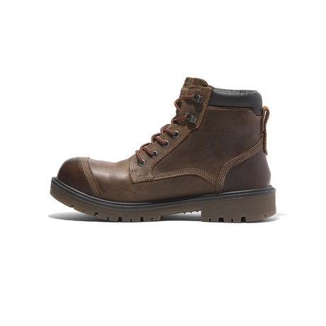 Timberland Pro Whitman 6-Inch Waterproof Composite-Toe Work Boot Full Grain Dark Brown korn, TB0A677Y Medial Image