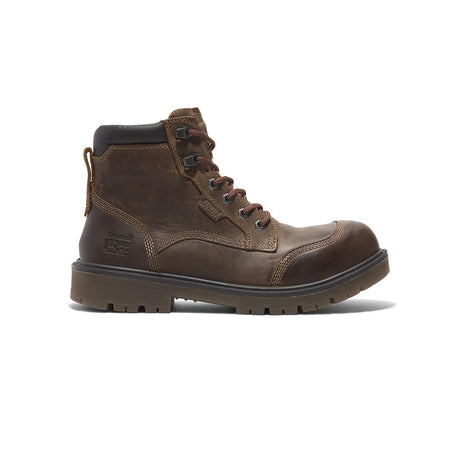 Timberland Pro Whitman 6-Inch Waterproof Composite-Toe Work Boot Full Grain Dark Brown korn, TB0A677Y Hero Image