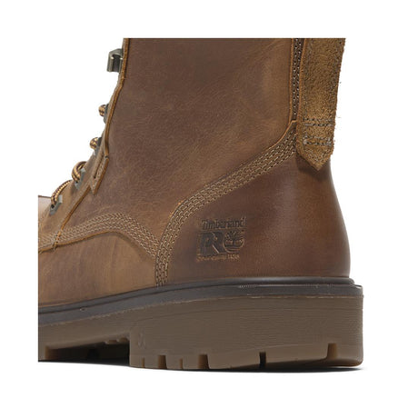 Timberland Pro Whitman 8-Inch Waterproof Composite-Toe Work Boot Full Grain Medium Brown korn, TB0A6797 Heel Image