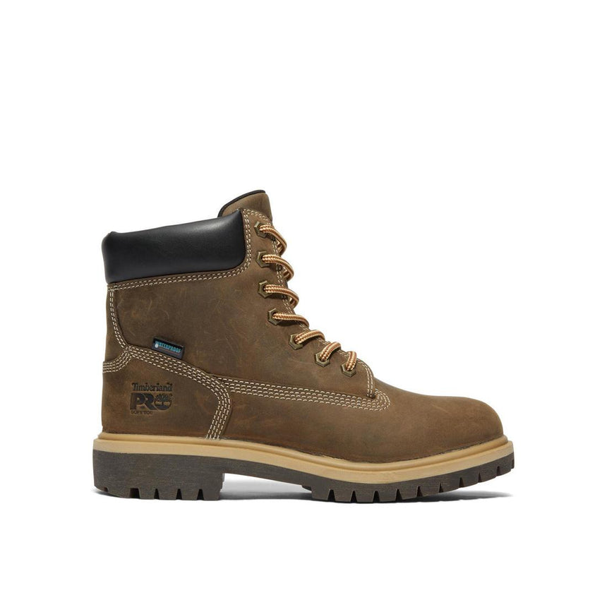 Timberland Pro-Women's 6 In Direct Attach Waterproof Ins 200G Brown-Steel Toes-1