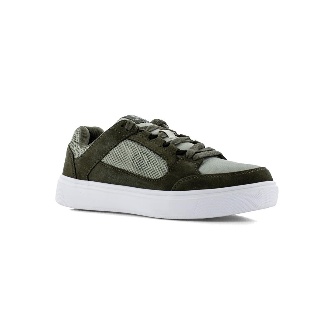 Volcom Evolve Composite-Toe Work Shoe Olive Green VM30231 Lateral Image