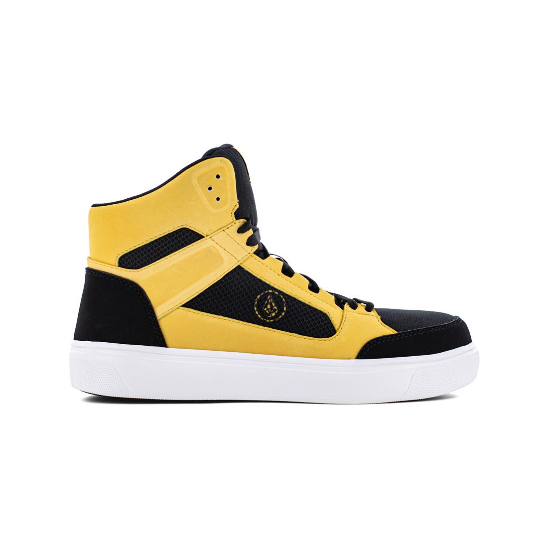 Volcom Evolve Composite-Toe High Top Work Boot Black/Yellow VM30237 Hero Image