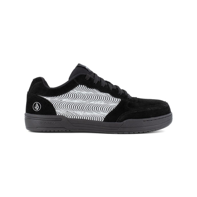 Volcom Hybrid Composite-Toe Wedge Sole Work Shoe Black Grey VM30361 Hero Image