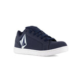 Volcom Stone Composite-Toe Work Shoe Blue Navy VM30486 Lateral Image