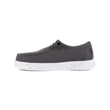 Volcom Women's Chill Composite-Toe Slip On Work Shoe Dark Grey VM30803F Medial Image