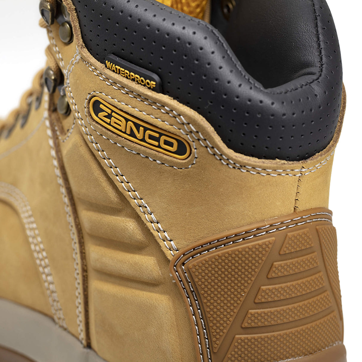 Zanco-6" Steel Toe Work Boot Waterproof Wheat-Steel Toes-7