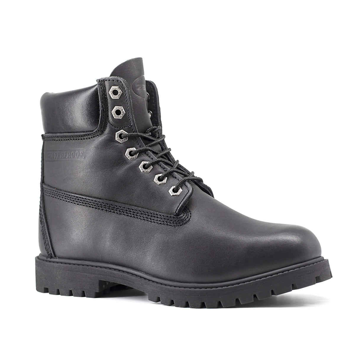 Zanco-6" Work Boot Waterproof Black-Steel Toes-1