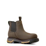 Ariat-Big Rig Chelsea Waterproof Work Boot Iron Coffee-10042545-Steel Toes-5