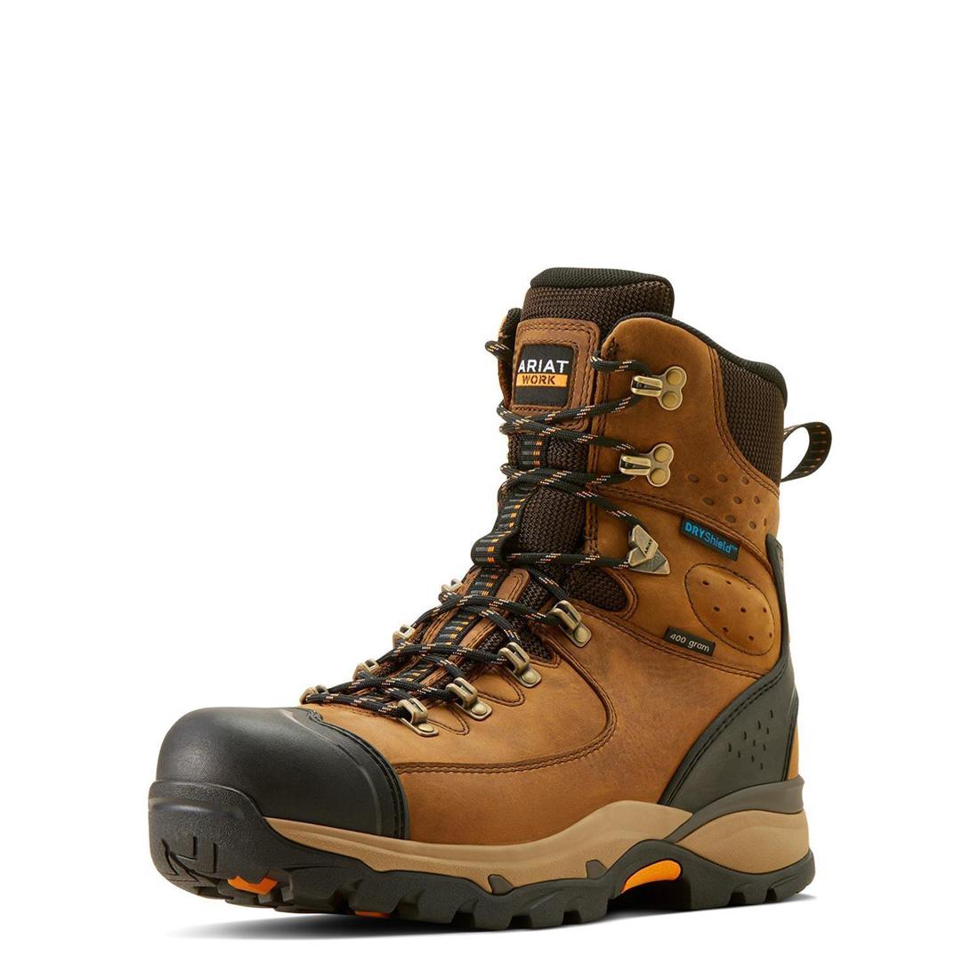 Ariat Men s Endeavor 8 Waterproof Insulated Work Boots