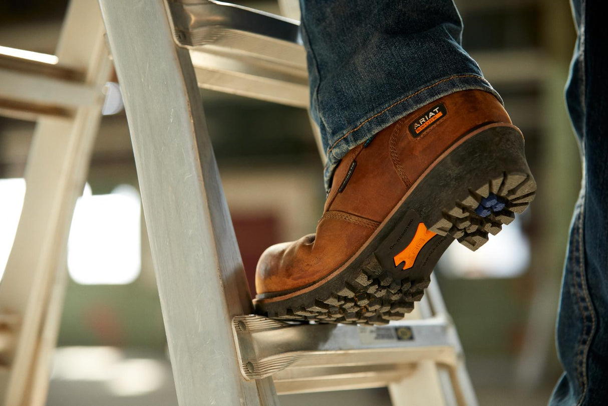 Ariat-Logger Shock Shield Waterproof Composite Toe Work Boot Copper Brown-10050840-Steel Toes-5