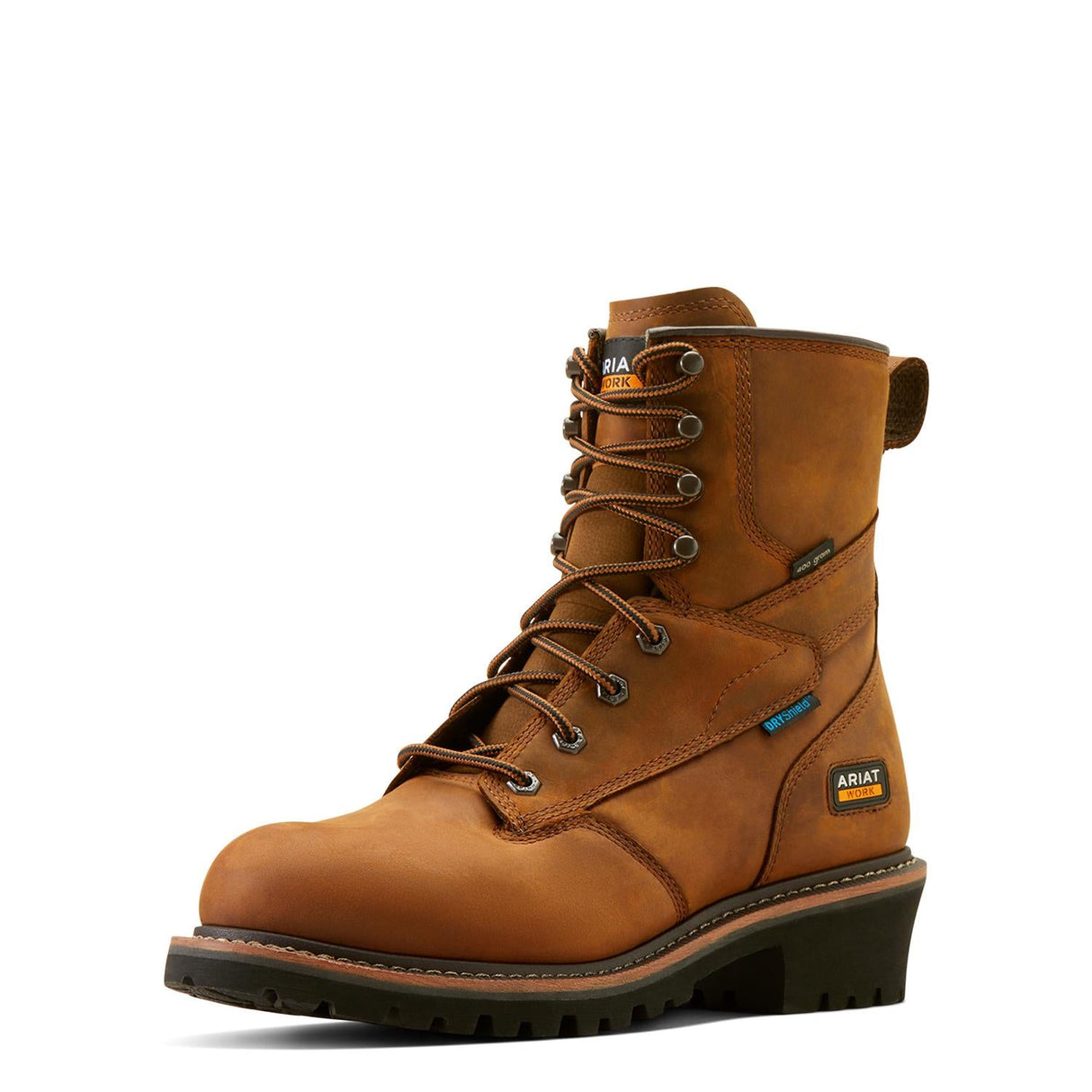 Ariat-Logger Shock Shield Waterproof Insulated Work Boot Copper Brown-10053569-Steel Toes-1