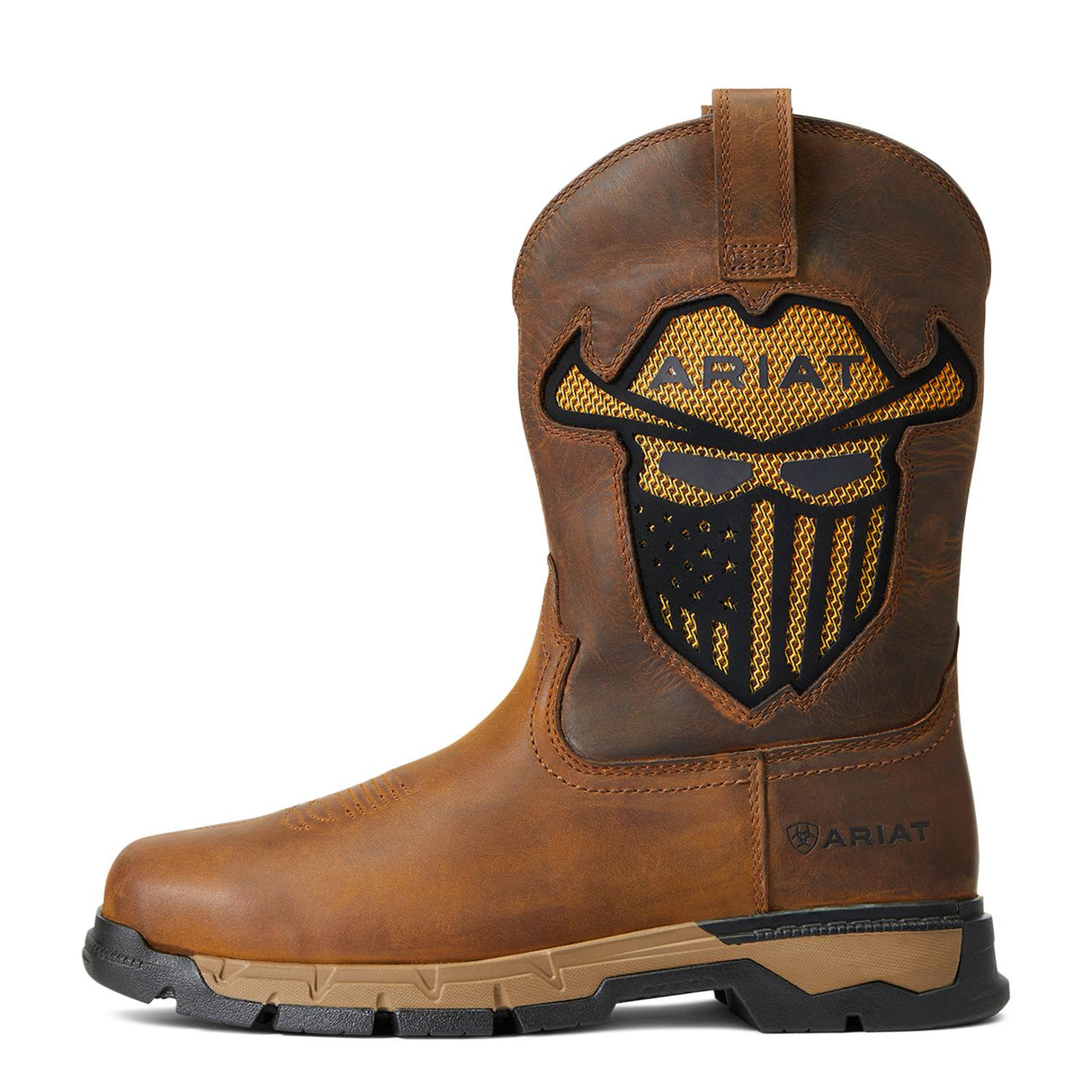 Ariat-Rebar Flex Western VentTEK Incognito Work Boot Dark Earth-10040436-Steel Toes-6