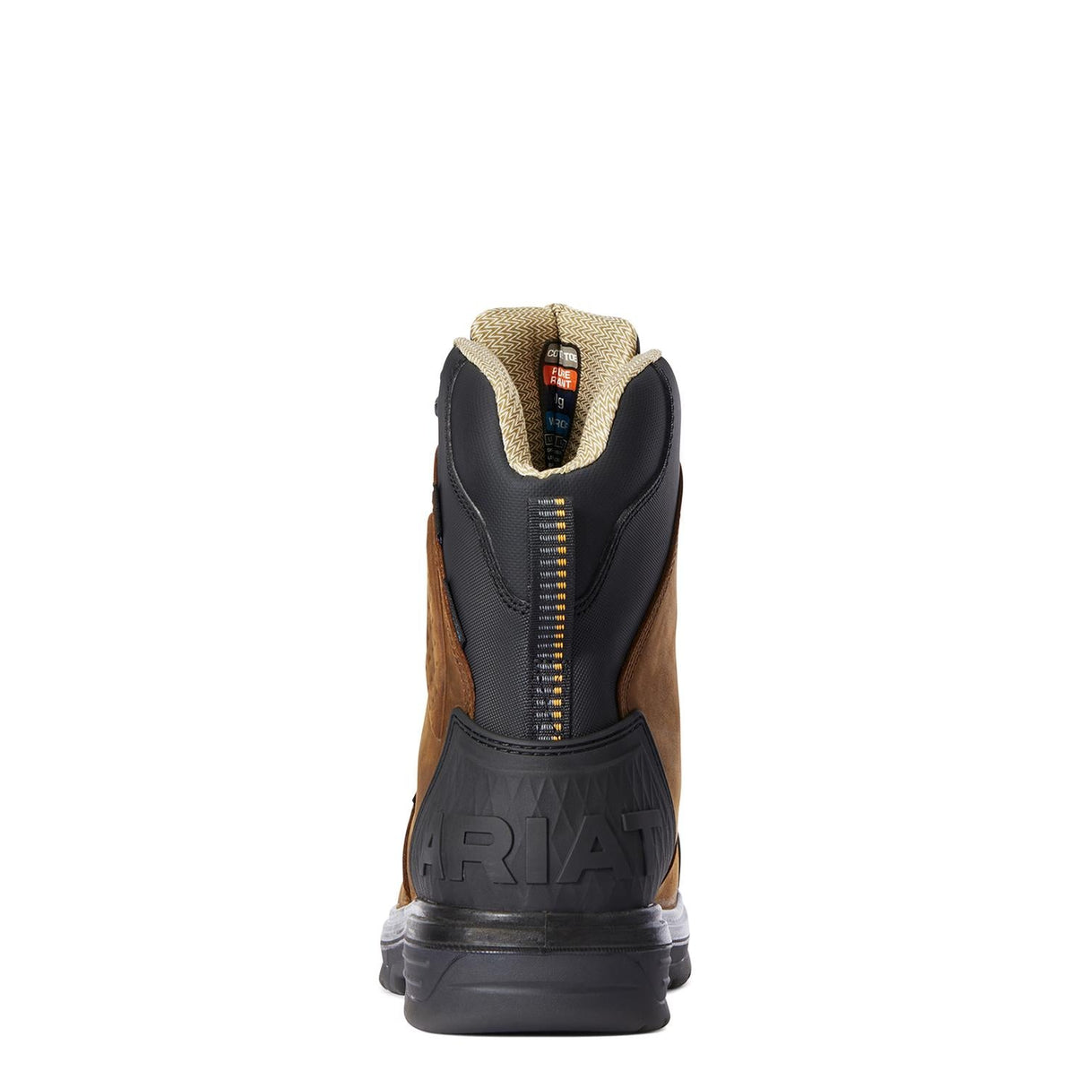 Ariat-Turbo Outlaw 8in CSA Waterproof 400g Carbon Toe Work Boot Barley Brown-10033997-Steel Toes-2