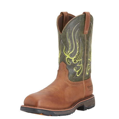 Ariat-WorkHog Mesteno Waterproof Composite Toe Work Boot Rust-10015400-Steel Toes-1