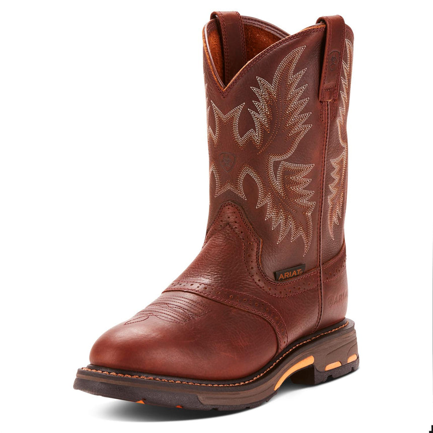 Ariat-WorkHog Work Boot Dark Copper-10001187-Steel Toes-1