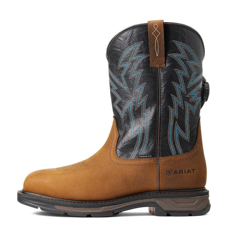 Ariat-WorkHog XT BOA Carbon Toe Work Boot Dark Earth-10038923-Steel Toes-6