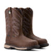 Ariat WMS Riveter CSA Glacier Grip Waterproof 400g Composite Toe Work Boot Brown 10036708 Image 1