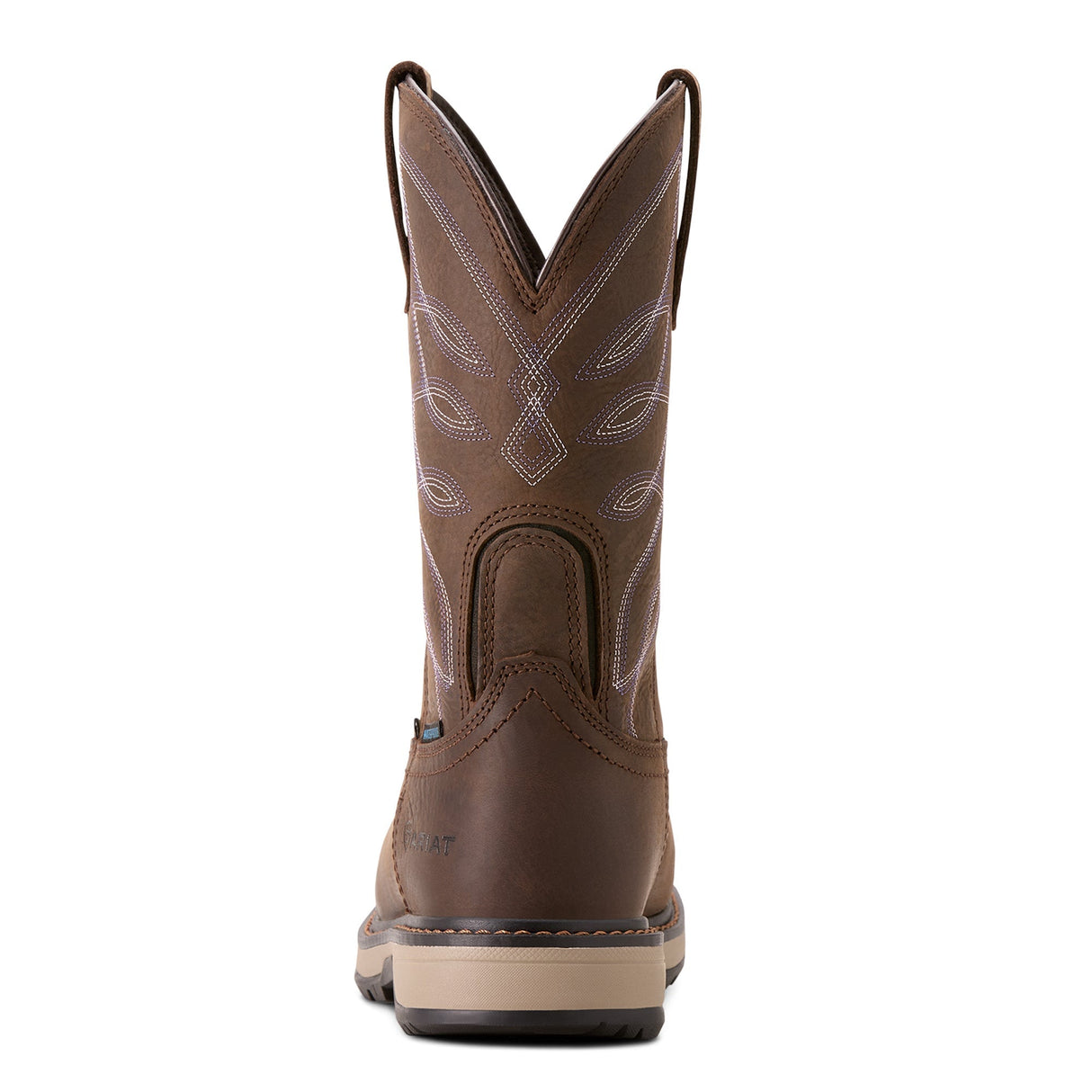 Ariat WMS Riveter CSA Glacier Grip Waterproof 400g Composite Toe Work Boot Brown 10036708 Image 7