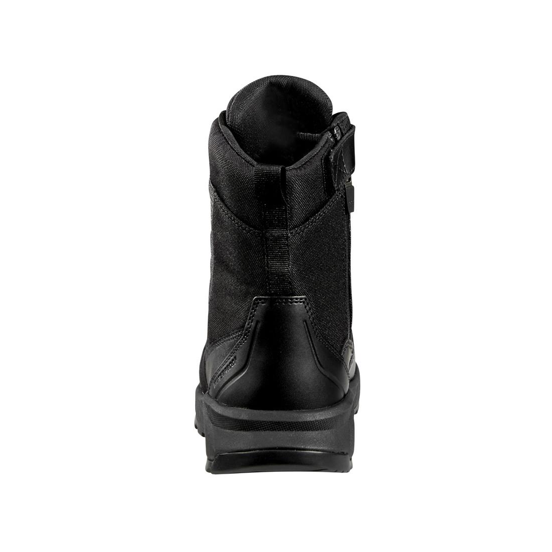 Black Diamond 8" Waterproof Side Zip Composite-Toe Tactical Work Boot Black back view