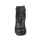 Black Diamond 6" Side Zip Waterproof Composite Toe Tactical Work Boot Black front view