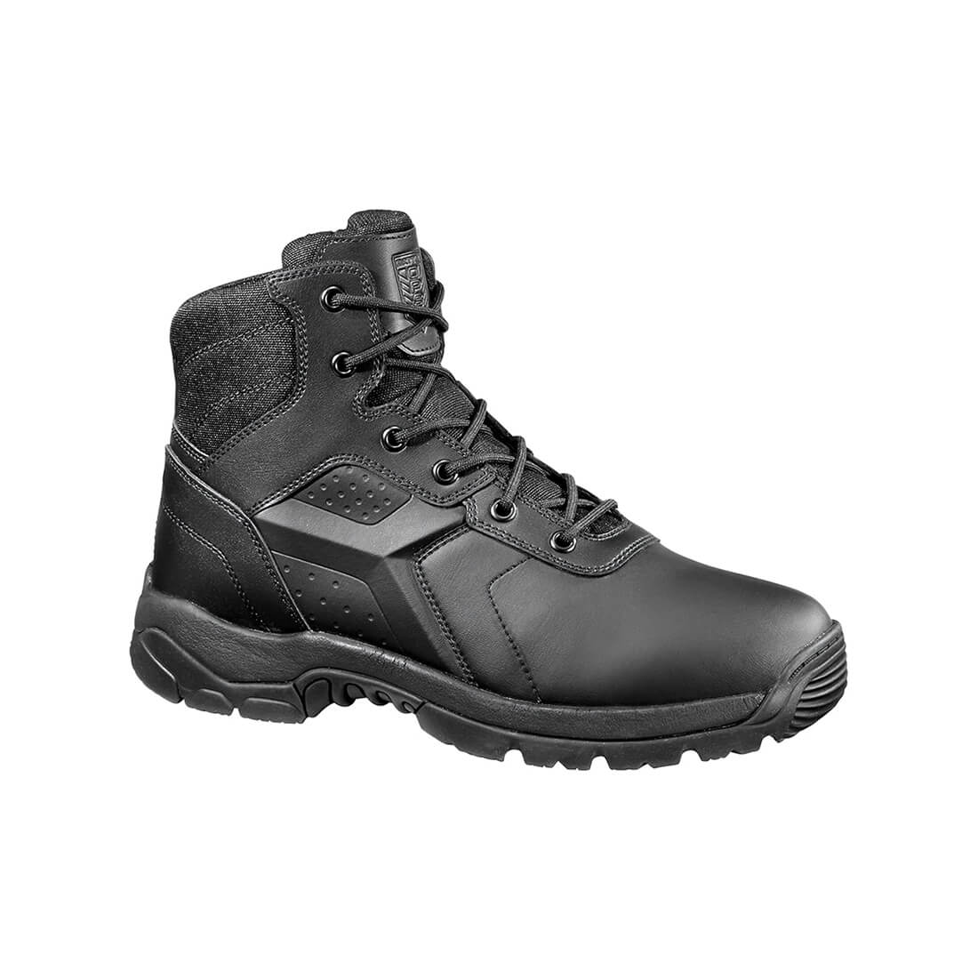 Black Diamond 6" Side Zip Waterproof Tactical Boot Black medial view