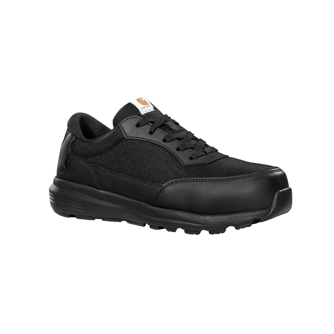 Carhartt Greenfield Women’s ESD Nano-Toe Work Sneaker Black FG2469-W side angle