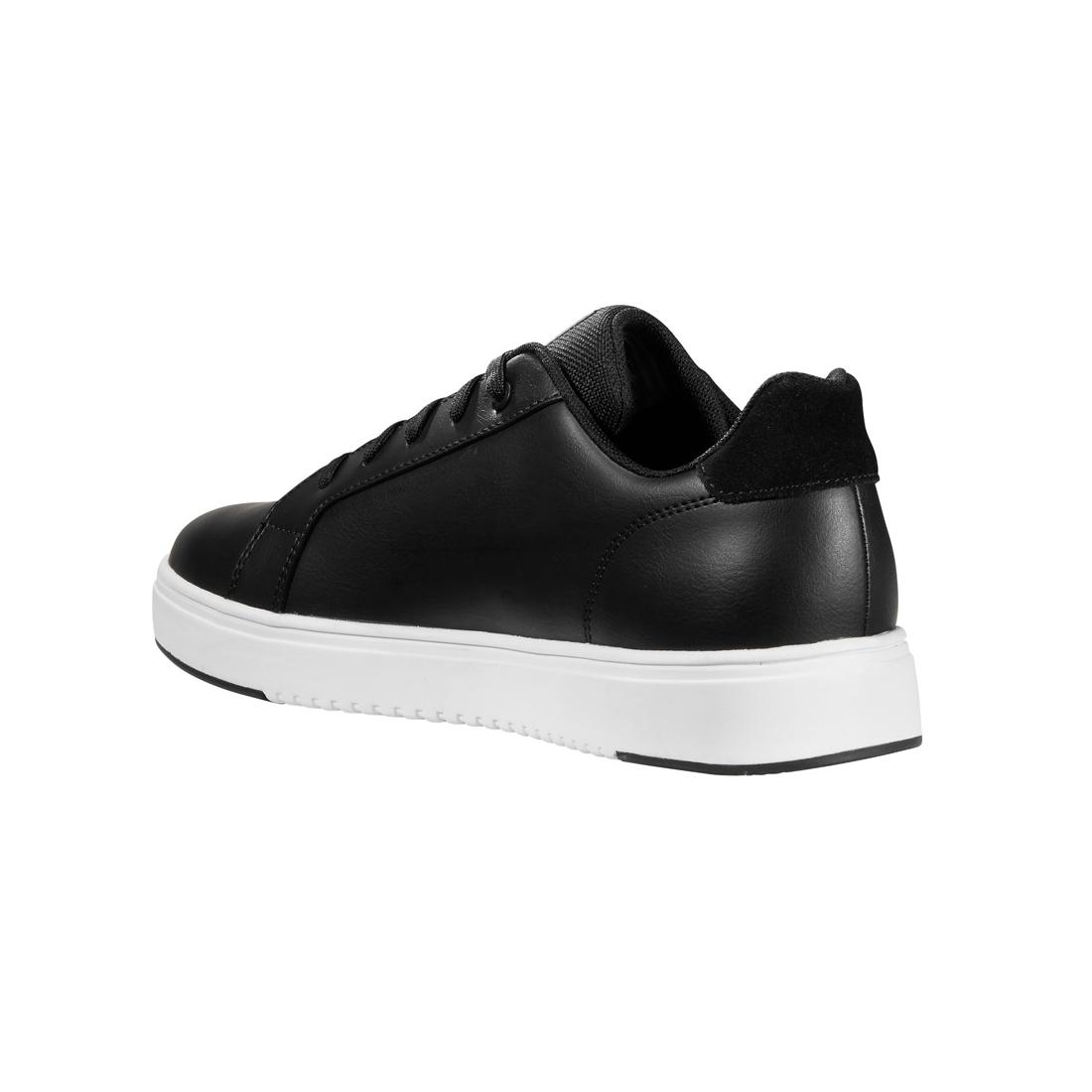 3" Detroit Leather Soft-Toe Sneaker Black