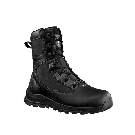 Carhartt 8" Gilmore Waterproof Side Zip Nano Toe Work Boot Black FH8421-M angle view