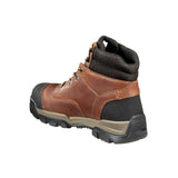 6" Ground Force Waterproof Composite Toe Work Boot Red Brown