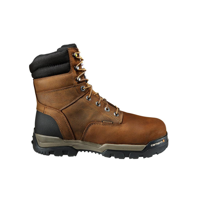 Carhartt 8" Ground Force Waterproof Insulated Composite Toe Work Boot Brown CME8347 side