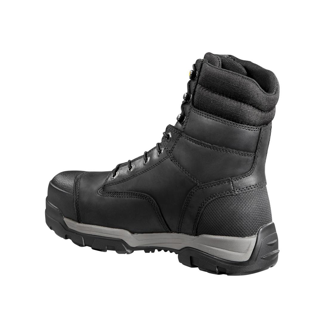 8" Ground Force Waterproof Insulated PR Composite Toe Work Boot Black