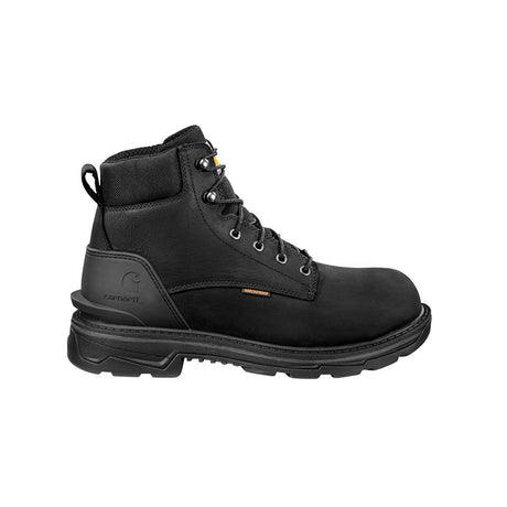 Carhartt 6" Ironwood Waterproof Alloy Toe Work Boot Black FT6501-M side