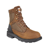 Carhartt 8" Ironwood Waterproof Soft Toe Work Boot Brown FT8000-M medial view