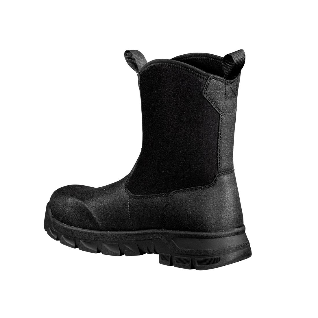 9" Kentwood Waterproof Wellington Pull-On Steel Toe Work Boot Black