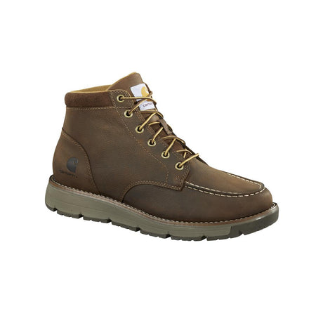 Carhartt 5" Millbrook Moc Toe Wedge Soft Toe Boot Brown FM5010-M angle view