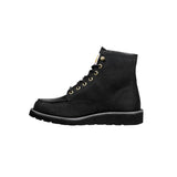 Carhartt 6" Women's Moc Toe Wedge Soft Toe Boot Black Nubuck FW6141-W FW6141-W medial view