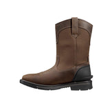 Carhartt 11" Montana Soft-Toe Water Resistant Square Toe Wellington Boot Brown FQ1084-M medial view